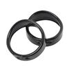 Motorcycle LED 7"+4.5" Headlight Trim Ring Visor Fog Light Trim Cover For Harley Touring Road King Electra Glide Softail FLD/FLH