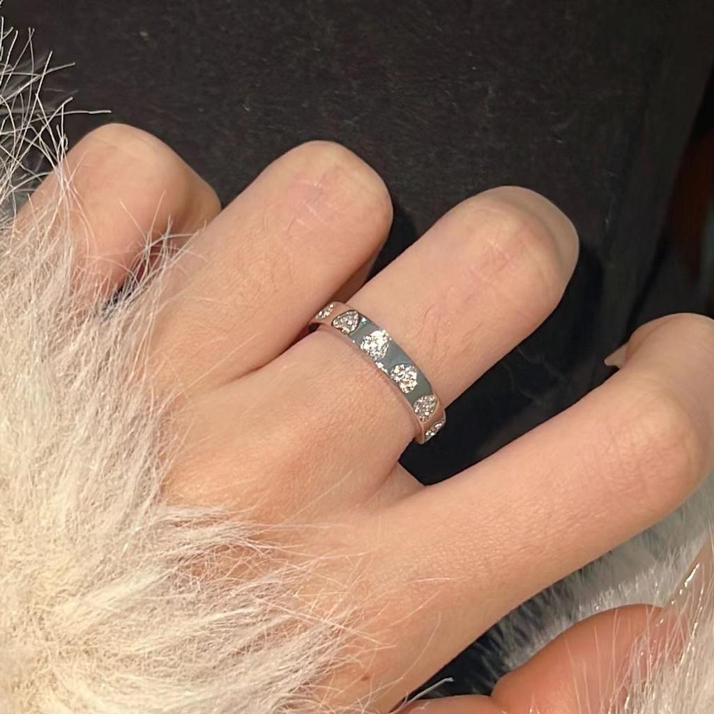 Love Ring Delicate Luxury Ring Butterfly Ring With Adjustable Opening Index Finger Ring Three Piece Set