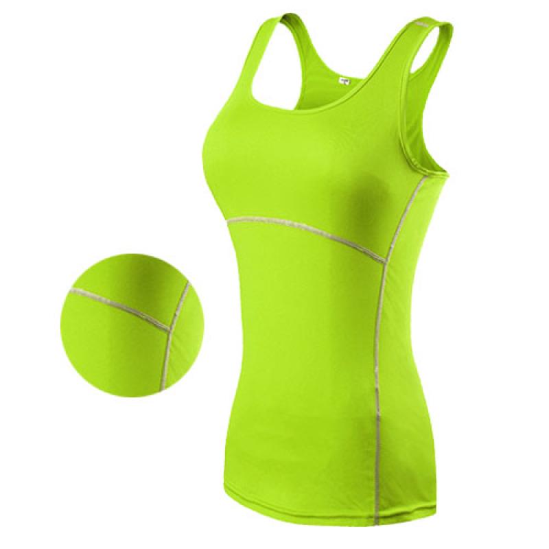 Yoga Tops Vest Women Sports Tank Top Quick Dry Fitness Woman Gym Running Shirt