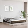 Vidaxl Bed Frame Without Mattress, Dark Brown, 160X200 Cm, Fabric