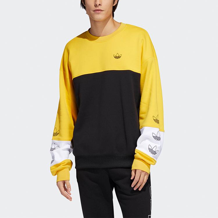 Adidas Originals Rivalry Crew Sweatshirt Men Tops Yellow DZ9137