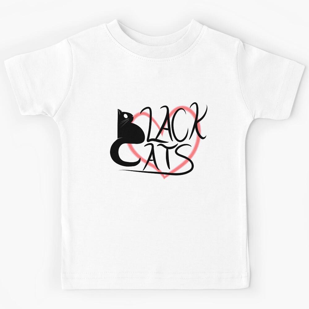 Black Cat Love! Kids T-Shirt 120
