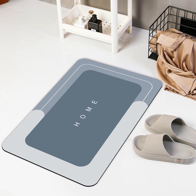 Diatom Mud Quick-Dry Anti-Slip Bathroom Floor Mat