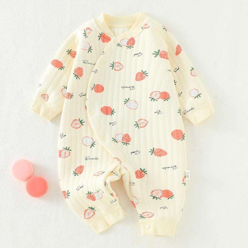 Baby Baumwoll Schneeanzug Mit 3-lagiger Wärme Für Neugeborene Und Säuglinge
