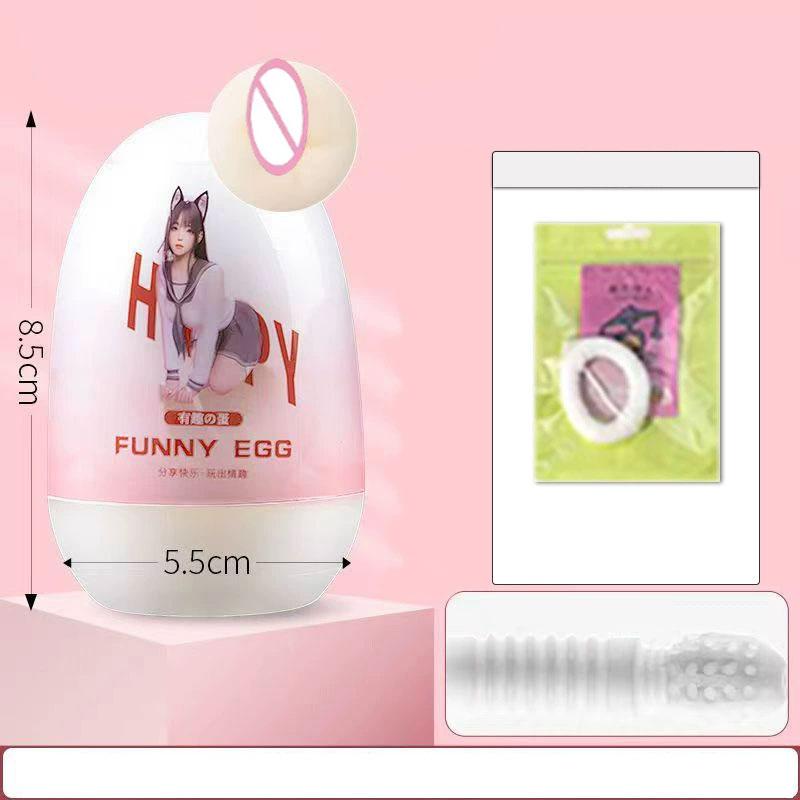 Male Masturbator With Sock For Men Masturbator  EGG Pussy Pocket Realistic Soft Erotic Sex Toys