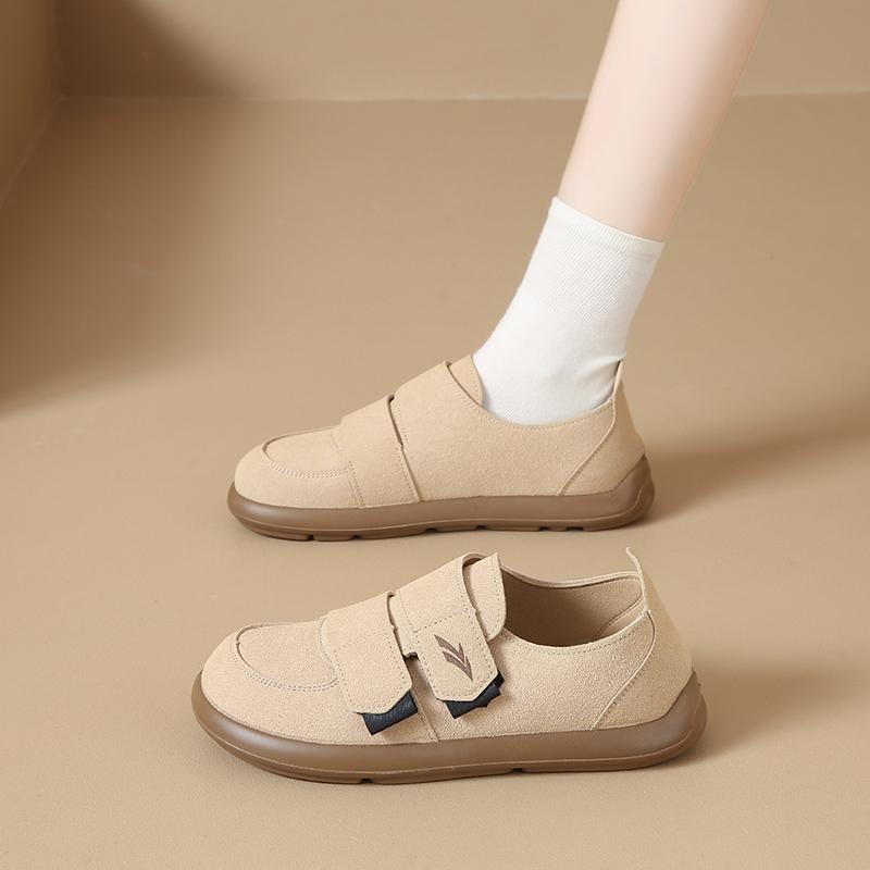 Fashion CRLAYDK Classic Slip On Loafers for Women Fashion Sneakers Casual Suede Hook & Loop Comfortable Driving Flats Walking Shoes