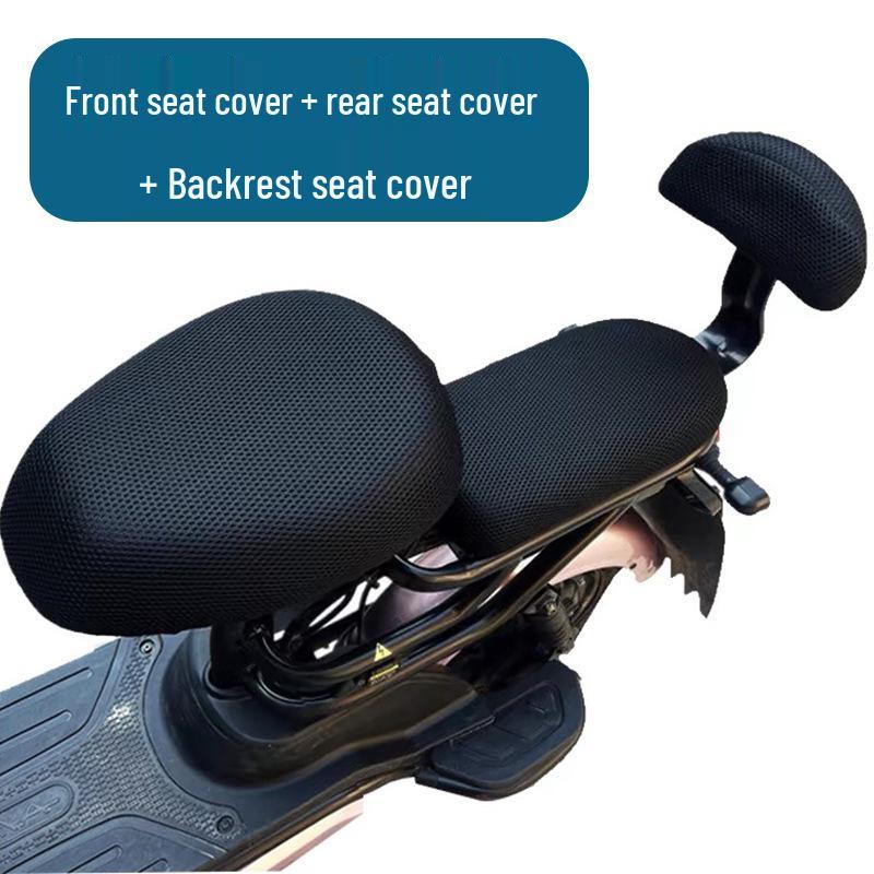 Universal Waterproof Heat-Insulated Breathable Mesh Seat Cover for Electric Vehicles, Bikes & More - Four Seasons Sun Protection