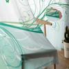 Branch Leaf Butterfly Abstract Art Tulle Curtains For Living Room Home Decor Window Curtain Kitchen Sheer Voile Curtain