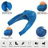 Cat Anti-Bite Breathable Muzzle (Adjustable & Comfortable) - Christmas Print, for Grooming/Care/Bathing, Great Holiday Gift