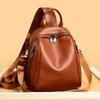 100% Genuine Cowhide Leather Women Backpacks Large Capacity School Back Pack Female Casual Travel Bagpack Cowhide for Girls Sac