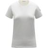 Solid Color Round Neck Regular Fit Short Sleeve T-Shirt Women Tops White J1-093-8C73200-V8058-033