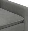 Sofa Set 2 pcs Dark Grey Velvet