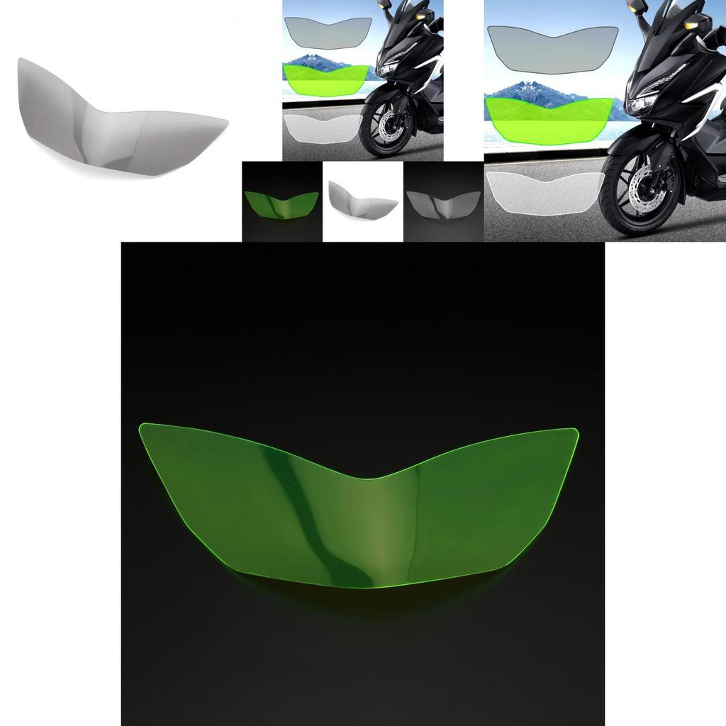 Premium Headlight Protection Lens For Honda Forza 300 Motorcycle Available In Smoky Fluorescent And Clear Variants