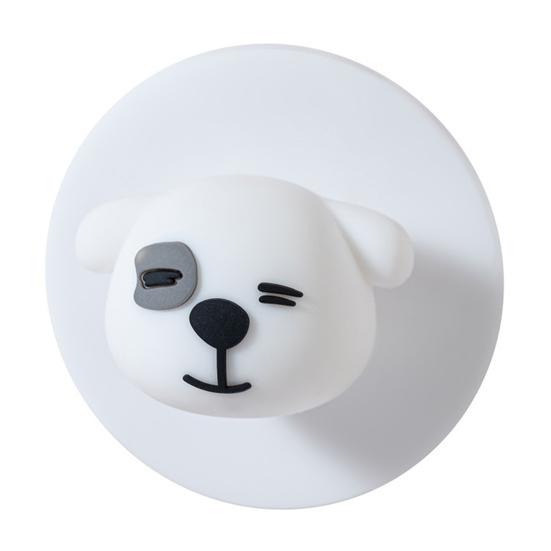 Cartoon Dog Door Handle Stopper, Self-Adhesive Door Knob Stop Wall Protector, Quiet Shock Absorbent Wall Bumper Anti-collision Pad