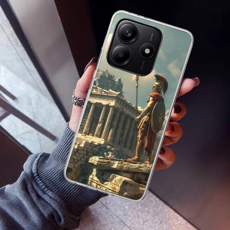 Roman Colosseum Phone Case For Xiaomi Redmi Note 15 14 14S 13 12S 12 Pro Plus 11S 11 10S 10 4G Cover 11E 11T 5G Print Fundas Red