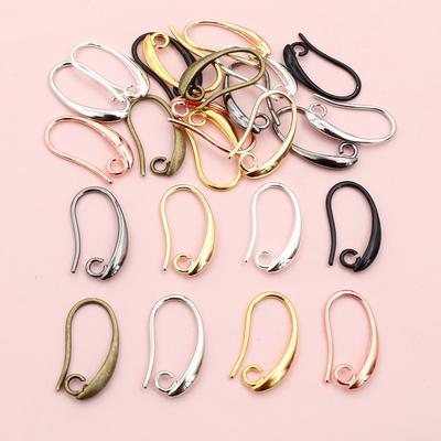 20 Stück Kleine Messing Französische Ohrhaken Draht 19x10mm/17x9.5mm DIY Kleine Ohrhaken Schmuckherstellung Zubehör Endstücke