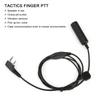 Tactics Finger PTT Two Way Radio Earphone Accessories Fit for Baofeng UV 5R UV 82 888s KENWOOD TYT