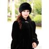 Faux Mink Hat Winter Women's Eco-friendly Mink Hat Winter Middle-aged and Elderly Warm Ear Protection Fur Beret