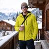 Men's Winter Cotton Padded Jacket for Outdoor Hiking and Mountaineering Sports