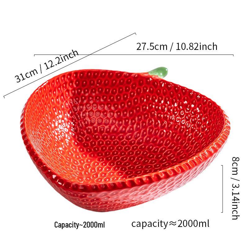 Chinese Style Ceramic Bowl Set: High-Foot, Large Capacity for Rice, Soup, Fruit; Includes Children's Bowl and Spoon