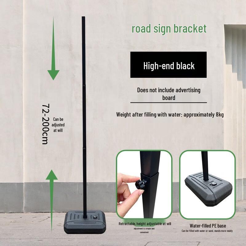 Creative Irregular Standing Sign with Water Base