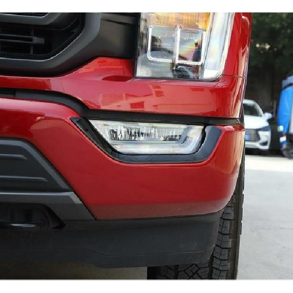 Front Fog Light Lamp Cover Trim Frame Decoration For Ford F150 21+ Accessories