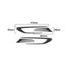 Car Body Moldings Leaf Board Panel Cover Trim For Toyota 86 Subaru BRZ 2016-2020