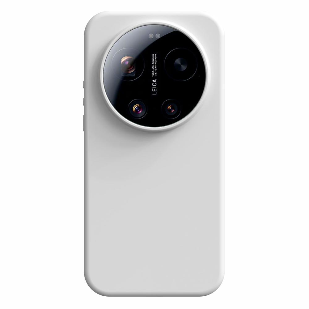 Voor Xiaomi 17 Ultra 5G Hoesje Huidvriendelijk Vloeibaar Siliconen + PC Telefoonhoes