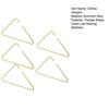 5 Pcs Clothes Hangers Triangle Shape Non-slip Smooth Edge Thick Anti-deformed Dry