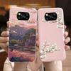 Pro Xiaomi Poco X3 Pro Pouzdro Poco X3 NFC Kryt Květina Roztomilý Kočka Malba Nárazník Skořápka Na PocoX3 X3Pro x3nfc Měkký Luxusní Silikon