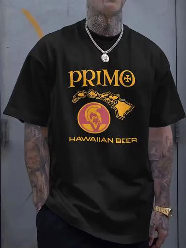 [Hawaiian Graphic T-Shirt] Men s Primo Hawaiian Graphic T-Shirt XXXL
