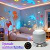 LED Starry Ocean Projection Light 360°Rotating Dynamic Night Light USB Plug-in Creative Birthday Gift for Preferred Bedroom Lamp