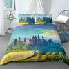 Beautiful Scenic Duvet Cover Set 3D Landscape Bedding Set Polyester Comforter Cover King Queen Twin Size for Kids Boys Girls