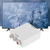 AV To RF Mini Video Converter Box Driver Free Adapter TV Signal Switcher 67.25Mhz 61.25Mhz