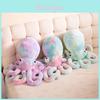 Cartoon Octopus Plush Doll With Pp Cotton Filling For Childrens Bedroom Decor