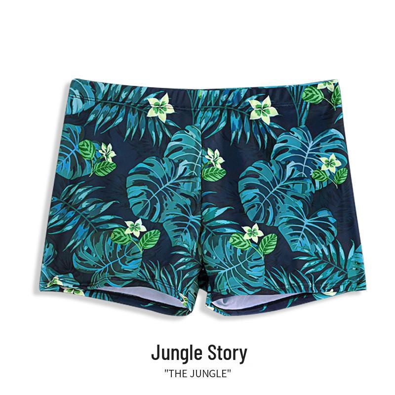 

Men s Plus Size Quick-Dry Professional Double-Layer 3/4 Swimwear 2025 2XL (Recommended 130-150 lbs)