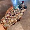 Elegant Rhinestone-Adorned Stainless Steel Insulated Tumbler Women 304 Food-Grade Vacuum Cup Portable Gift Girlfriend Or