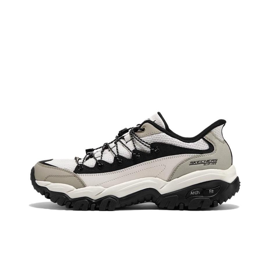 Skechers Удобные Универсальные Slip-Ins Для Кемпинга Многофункциональные Ветрозащитные Защитные Треккинговые Ботинки Мужские Треккинговые Ботинки Светло-серые 237764-NTBK 41