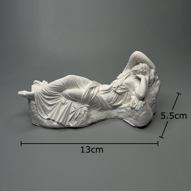 

Sleeping Ariadne Plaster Statue Desk Decoration Figures Ornaments Sketching Practice Coloring Teaching Tool Characters Sculpture