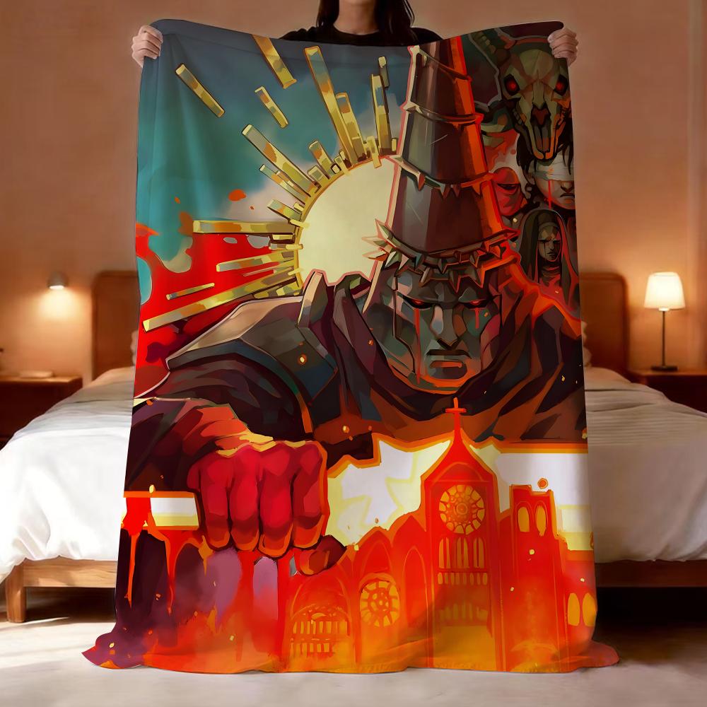Blasphemous Game Throw Lightweight 240g Flannel Blanket Soft Skin-friendly for Summer Cooling 75X95CM
