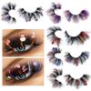 Sequins Wispy Glitter Lashes With Color Colored Lashes Christmas False Eyelashes Mink Lashes