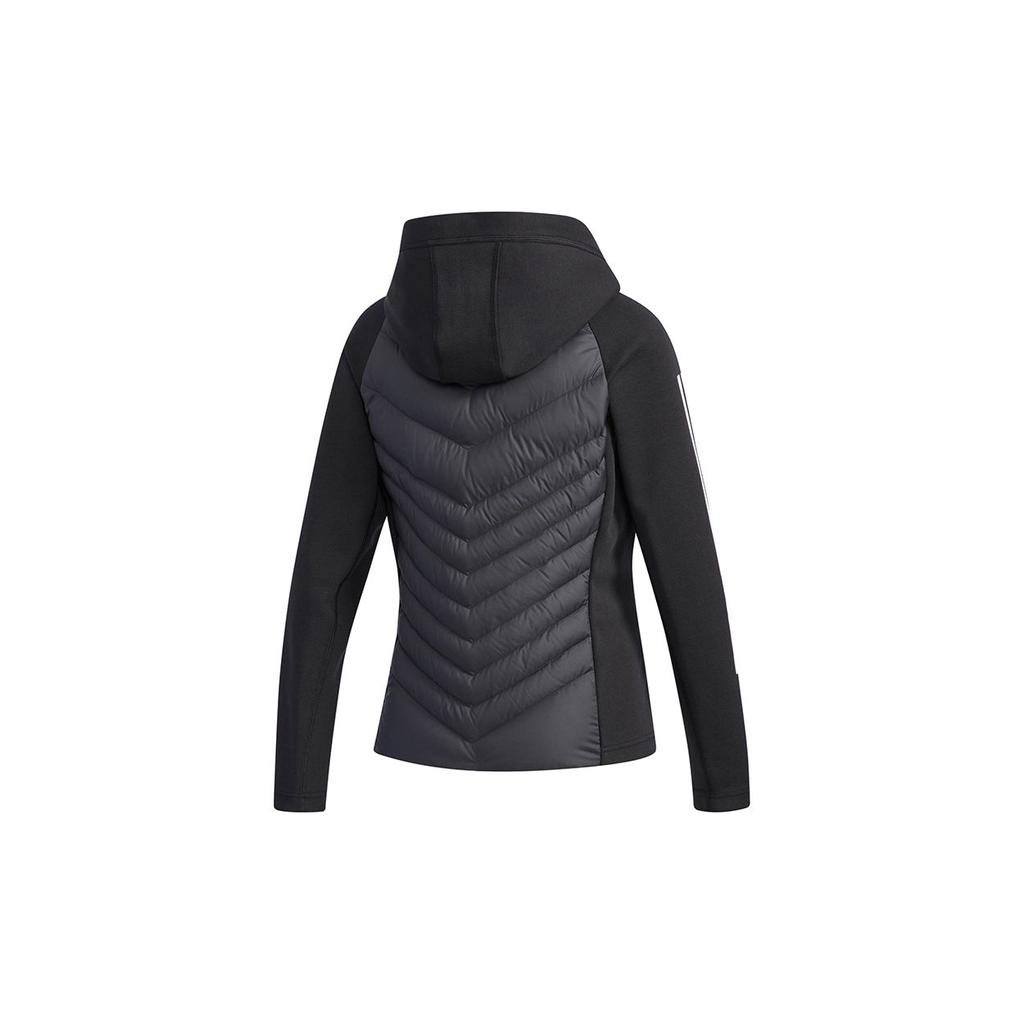 adidas Neo Women's Hooded Down Jacket Black DM4349