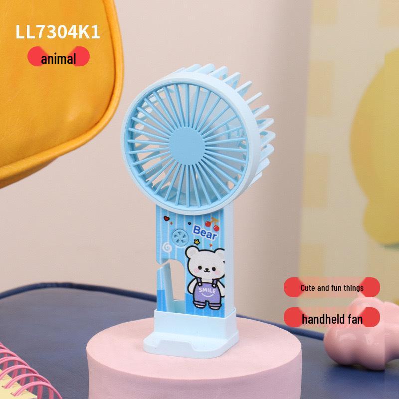 Summer Cartoon USB Rechargeable Mini Portable Fan