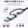 Usb C Hub Usb Splitter 8 In 1 Usb Extender With 4 Usb Port 1 Usbc Port Tf/Sd Card Reader Audio Output Compatible For Macbook