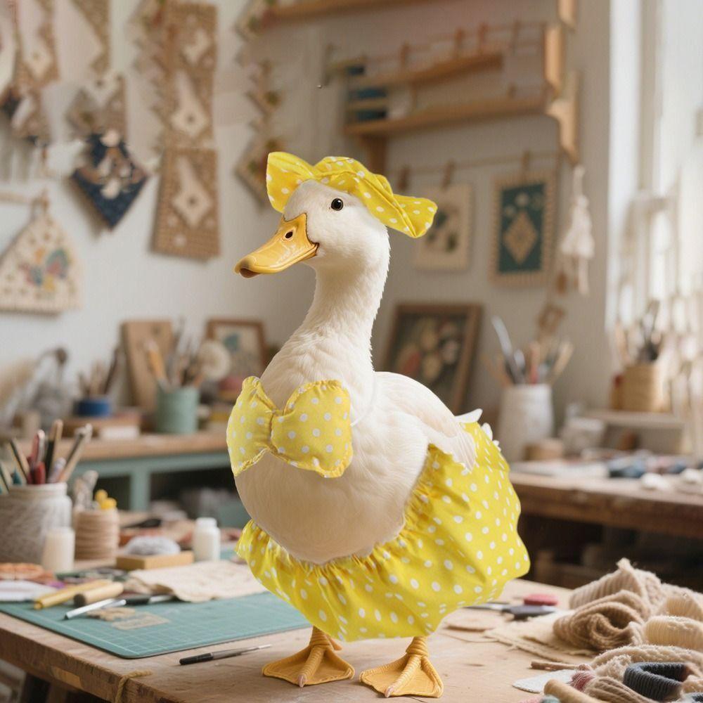 Slavnostní husí bikiny kostým Novinka Verandový husí outfit Kachní husí bikiny Zahradní dekorace