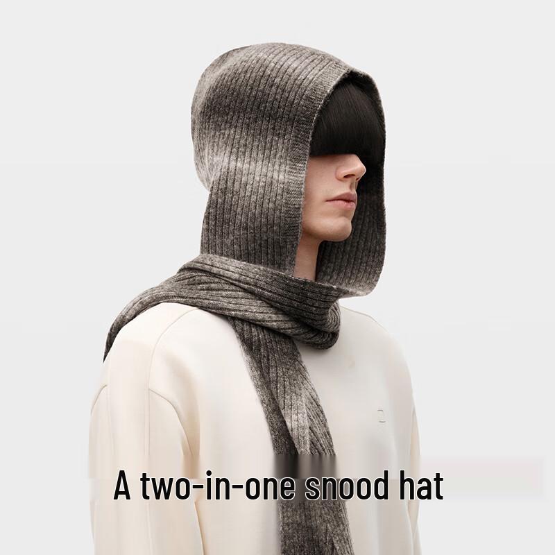 Bananain Heatskin 520C Unisex Knit Balaclava with Integrated Wool Scarf