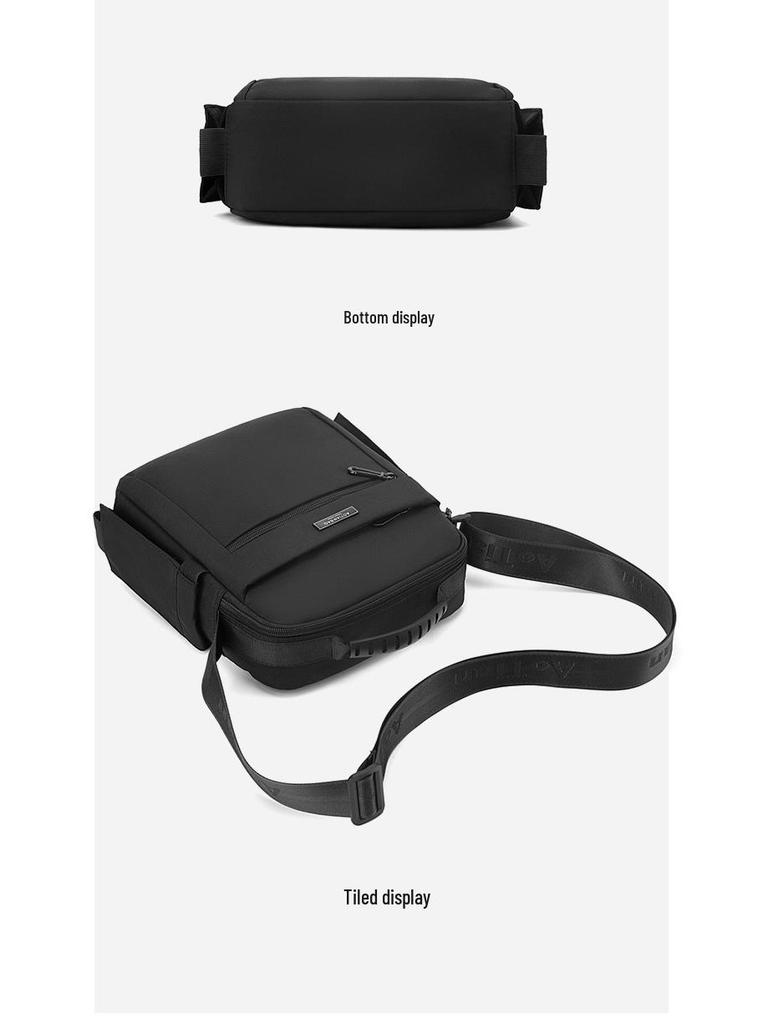 Men's Vertical Handbag - 2025 Autumn Business Casual Crossbody Bag, Lightweight & Simple Oxford Cloth Design