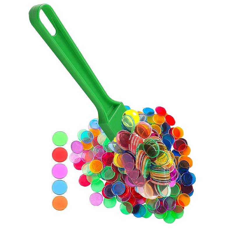 Montessori Magnetstab-Set Bingo-Chips Wissenschaft Farbe Zählen Mathe Lernspiel Kinder Pädagogisches Spielzeug Lustiges Familienspiel