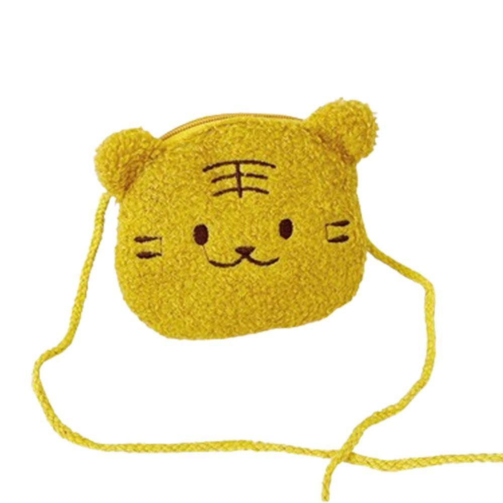 Cute Cartoon Bear Bag Plush Kawaii Coin Purses Lightweight Plush Crossbody Bags Children