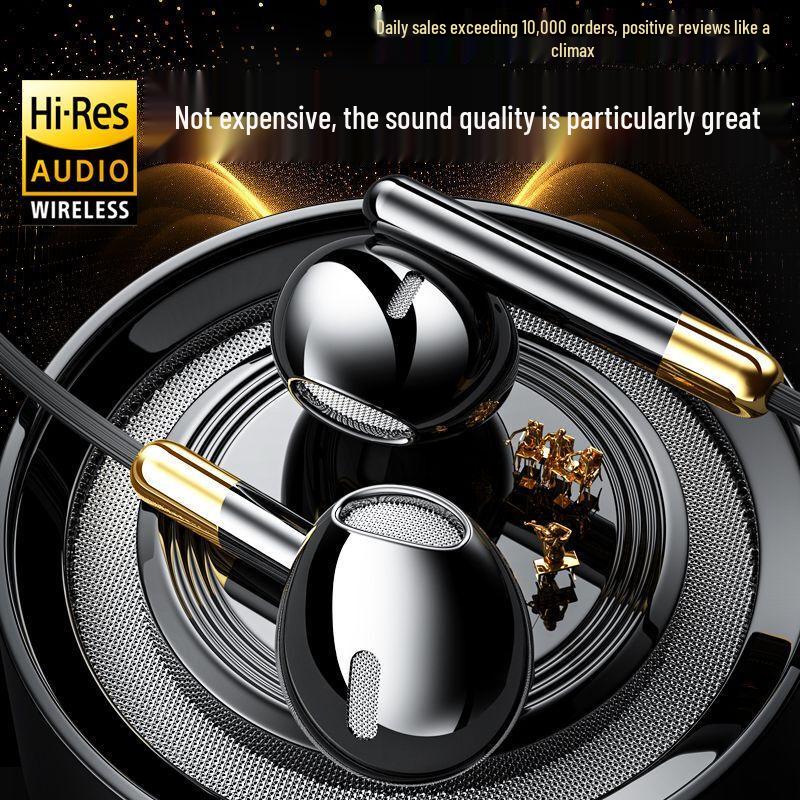 H5 High-Quality In-Ear Wired Earbuds with Mic: Noise Cancelling, Comfortable Fit, In-line Controls for Live Streaming and K Song